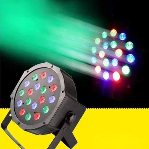 Luz Led Strobo Rgb Festa Balada Profissional Luatek Lk-183