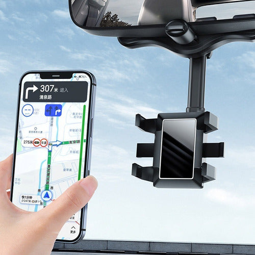 Suporte Universal Veicular Retrovisor Mesa Celular Smartphon