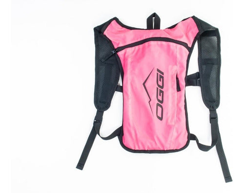 Mochila Hidratação Bicicleta Oggi Hacker Race 2 L Rosa