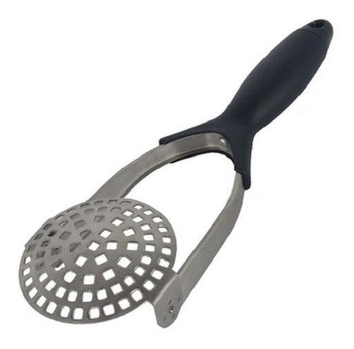 Amassador Espremedor De Batatas Manual Profissional Aço Inox