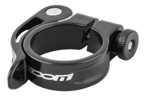 Abraçadeira De Selim Zoom Bike Mtb 28.6mm Alumin. C/blocagem