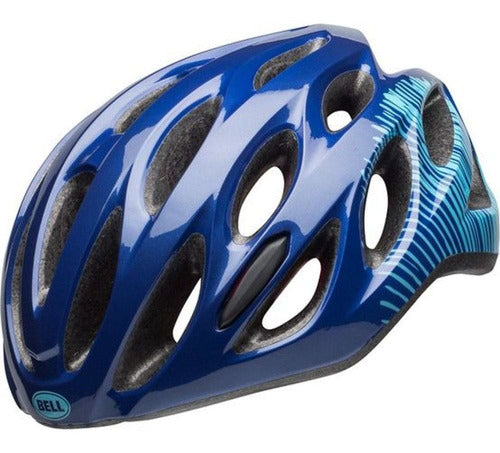 Capacete Bell Coast Feminino De Ciclismo Azul/Azul Tamanho UW