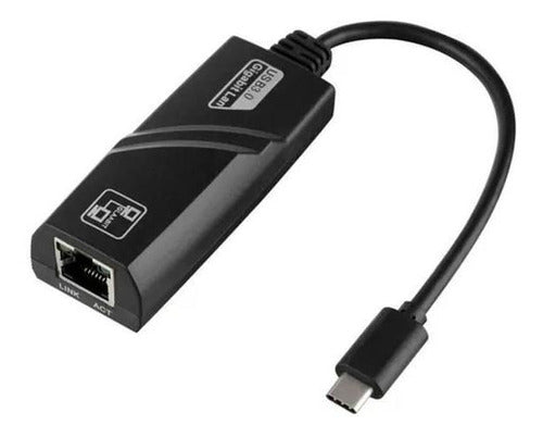 Adaptador Conversor Usb Type-c 3.0 Rj45 F 10/100/1000