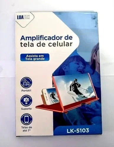 Amplificador Tela De Celular Fresnel Protetor Ocular Suporte