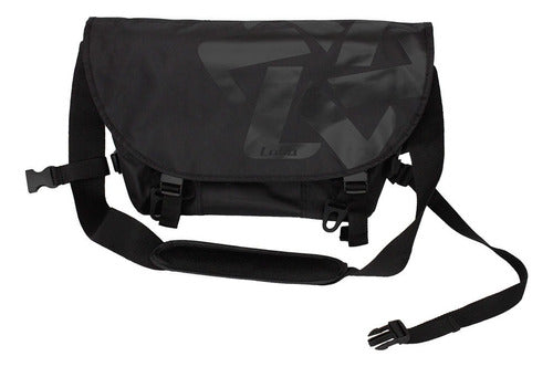 Bolsa Messenger Preta B20285 Bike Nylon E Pvc Lola