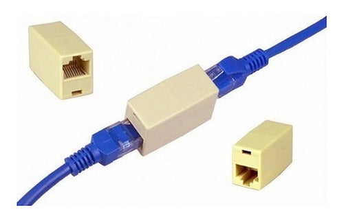 Adaptador Emenda Rj45 Le-5519 It Blue