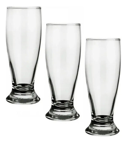 Jogo 6 Copo De Cerveja Chopp Tulipa 240ml Vidro Buffet Festa