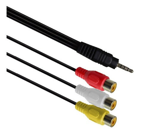 Cabo Adaptador P3 P/ 3rca Femea C/ 18cm Mb71165