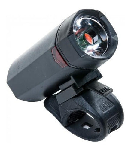 Farol Led Bike Absolute Super Led Jy-7058 Preto Pilha Forte