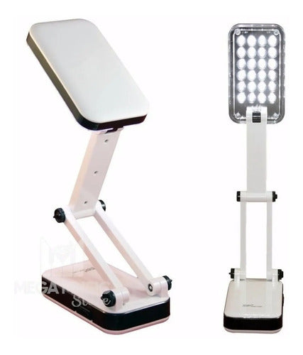 Luminária De Mesa 24 Led Abajur Dobrável Recarregável Dp-666