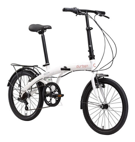 Bicicleta Dobrável Quadro De Aço 6 Velocidades Aro 20 Eco +