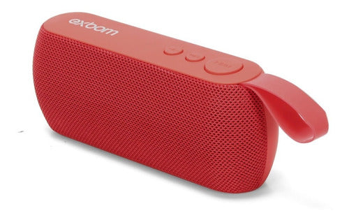 Caixa De Som Exbom Portátil Bluetooth Fm Sd Usb Mic P2