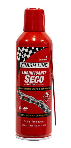 Óleo Finish Line Lubrificante 240ml Seco Aerosol