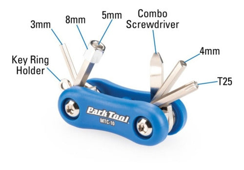 Canivete Ferramenta Chave Allen Park Tool Mtc-10 - 7 Funções