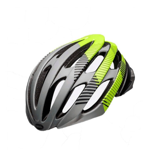 Capacete Ciclismo Bell Stratus Mips Cinza/Preto/Verde - M