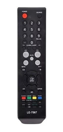 Controle Remoto Tv  Le-7567 Smart