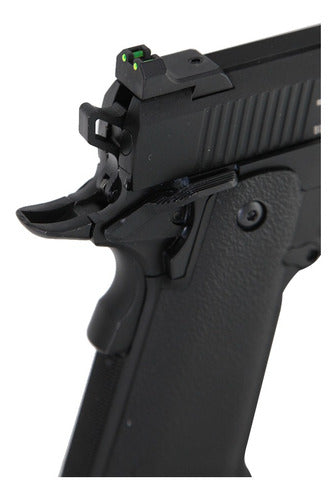 Pistola Airsoft Tag Black Whisper Hi Capa 4.3 Semiautomática