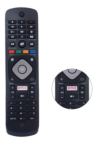 Controle Remoto Para Tv Smart Netflix 190ts2l, 220ts2