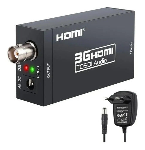 Adaptador Conversor De Hdmi V1.4 Para Sd-sdi, Hd-sdi 3g Sdi