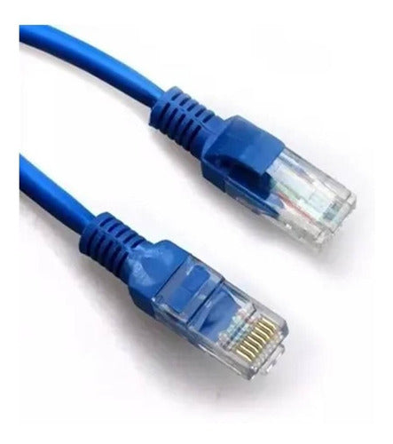 Cabo De Rede 15 Metros Cat5  Internet Le-305 It Blue
