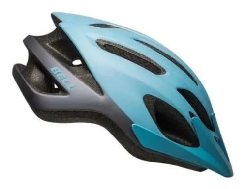 Capacete Bell Crest-r Azul Com Cinza U 54-61cm