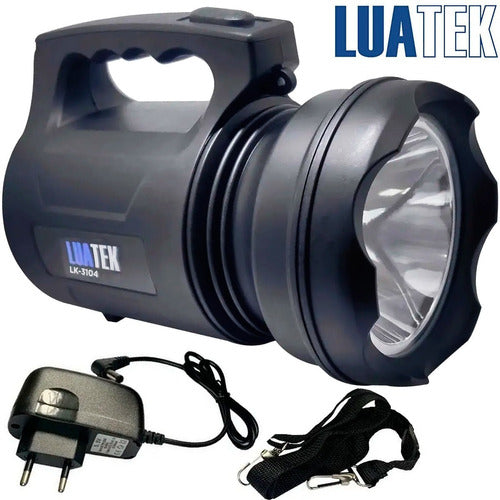 Lanterna Holofote Alta Potencia Led T6 30w Lk-3104 Luatek