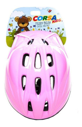 Capacete Bike Infantil Corsa Teddy Bear Kids