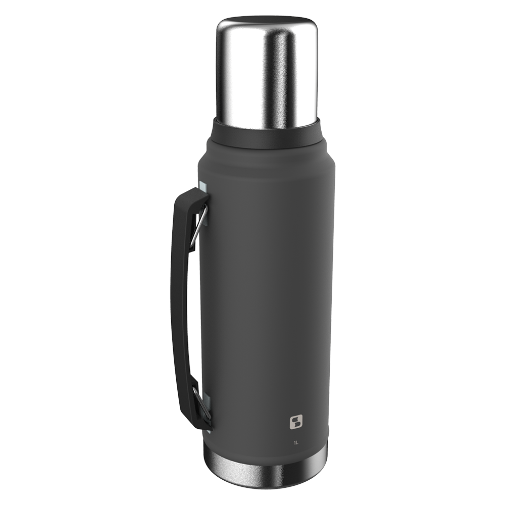 GARRAFA TERMICA EVEREST 1L CINZA