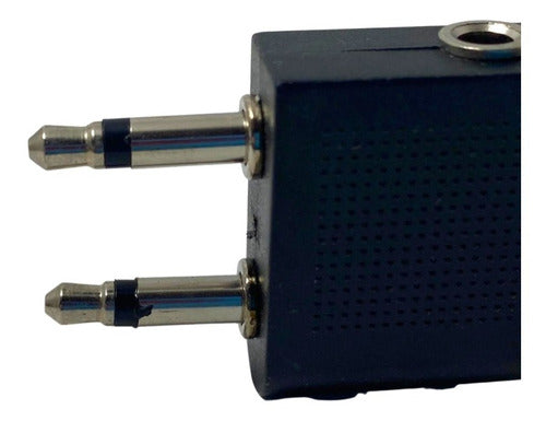 Adaptador De Áudio Original P2 Fêmea Para Dois P2 Macho