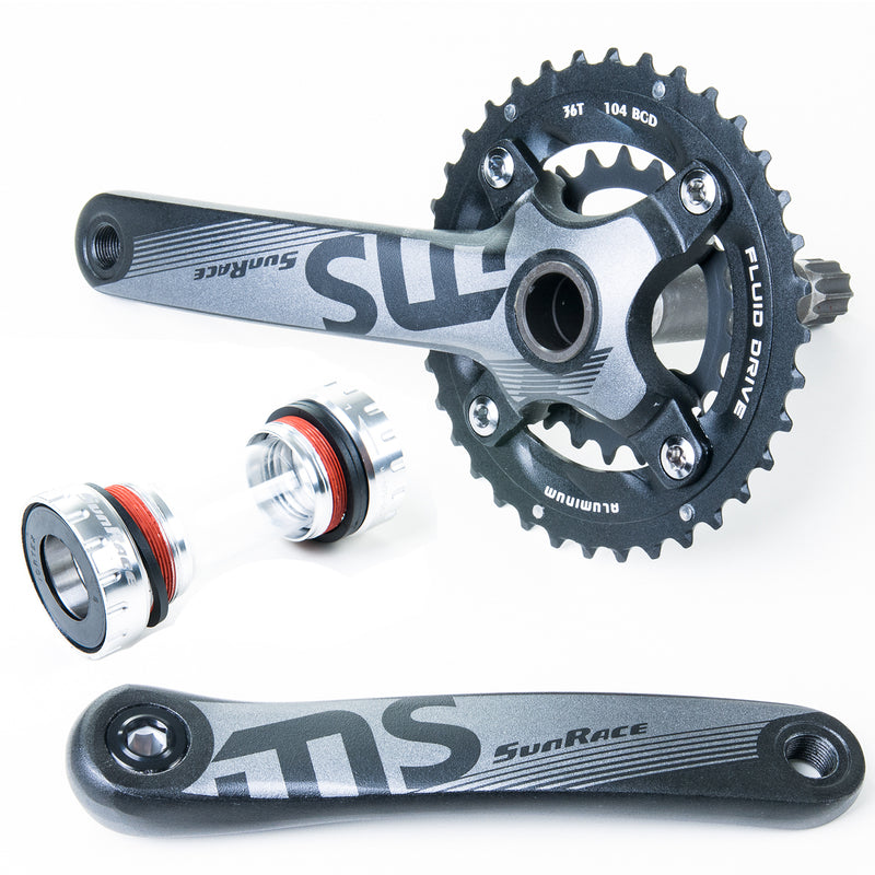 Pedivela Sunrace Ms66 Driven 36/22t com Movimento Central