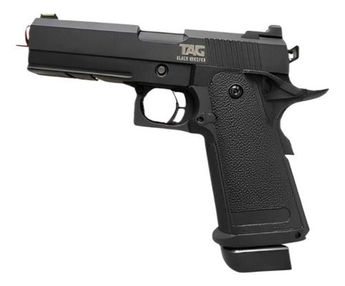 Pistola Airsoft Tag Black Whisper Hi Capa 4.3 Semiautomática