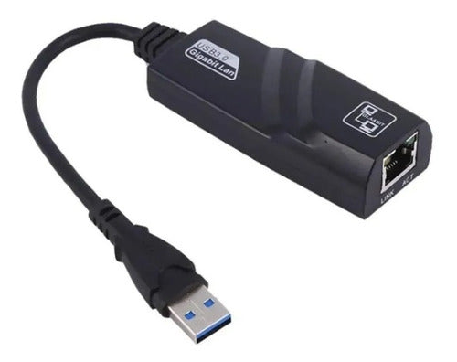 Conversor De Rede Usb 3.0 Para Rj45 Gigabit Knup - Kp-ad106