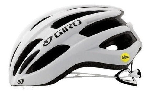 Capacete Ciclismo Giro Foray Mips Branco fosco/Prata Tam. M