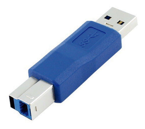 Adaptador Usb-a Macho X Usb-b Fêmea Tomate - Mhc-5211