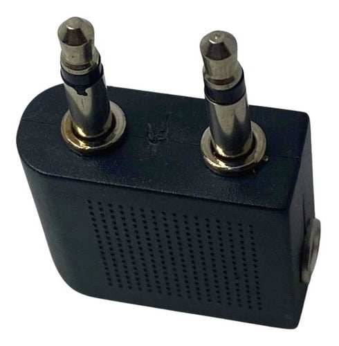 Adaptador De Áudio Original P2 Fêmea Para Dois P2 Macho