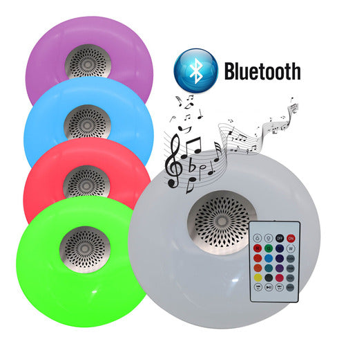 Lâmpada Musical Led Rgb Colorido Bluetooth Ul-d0612rgb-24w