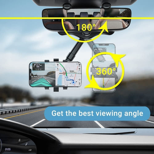 Suporte Universal Veicular Retrovisor Mesa Celular Smartphon