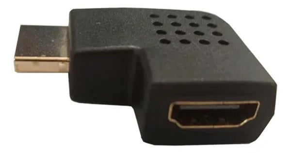 Adaptador Hdmi 90 Graus Macho X Femea Tomate