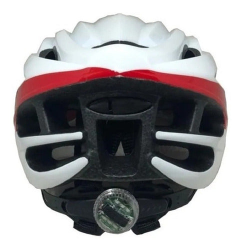 Capacete Ciclismo G Bike Absolute Nero Led Preto Fosco