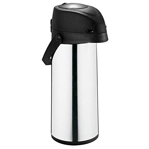 GARRAFA TERMICA SAFIRA 1,9L INOX/PRETO