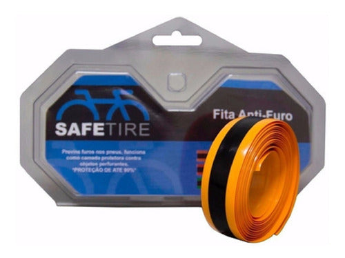 Fita Anti Furo Pneu Aro 700 Safetire 23mm Speed Bike (par)