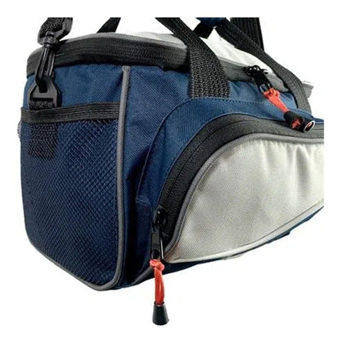 Bolsa De Pesca Pro Team Tamanho Médio 14l Azul/cinza