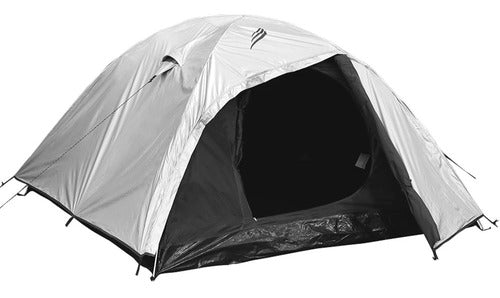 Barraca de Camping Iglu Com Sobreteto Acampamento Onix 6 Pessoas