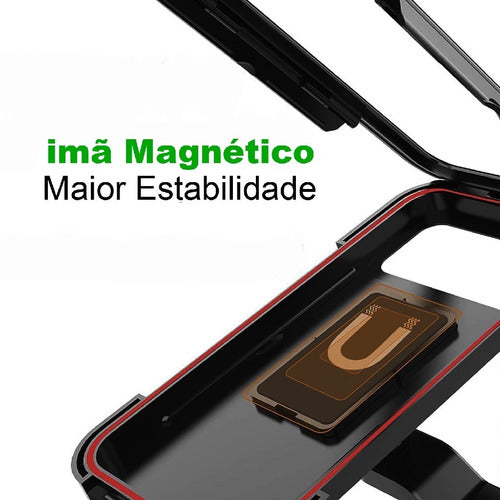 Suporte De Celular Magnético Articulado Para Moto E Bike