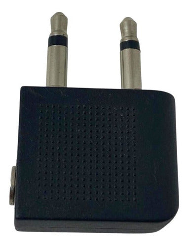 Adaptador De Áudio Original P2 Fêmea Para Dois P2 Macho