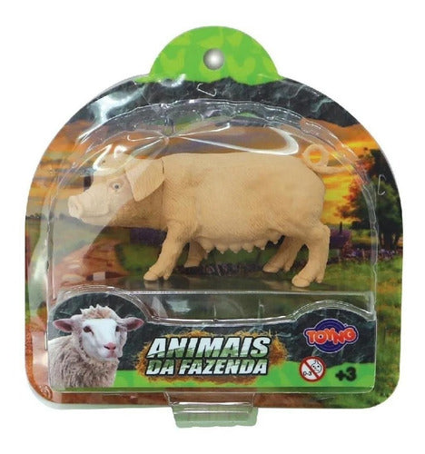 Animais Da Fazenda Toyng Brinquedo Em Miniatura