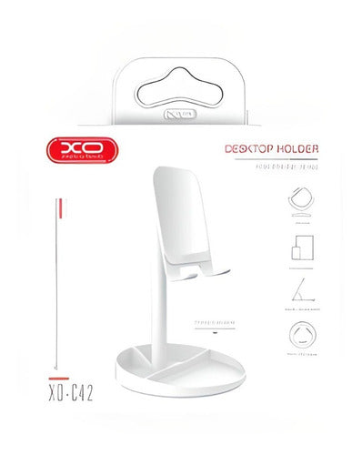 Suporte De Mesa Universal Para Celular Com Espelho Xo-c42