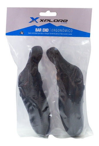 Bar Ends Bicicleta Ergonomico Emborrachado 100mm 22.2 Mtb