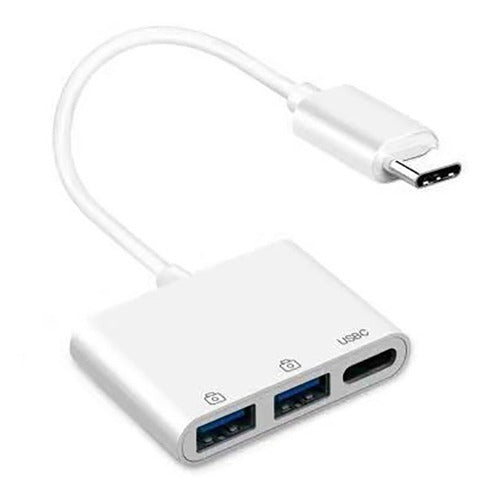 Adaptador Usbc Tipo C Otg 2usb S20fe S21 Note Macbook