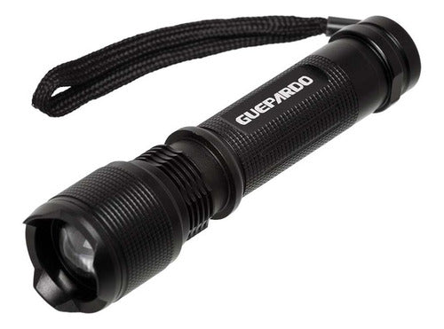 Lanterna Guepardo Attack Tática 140 Lumens Usa Bateria 130g